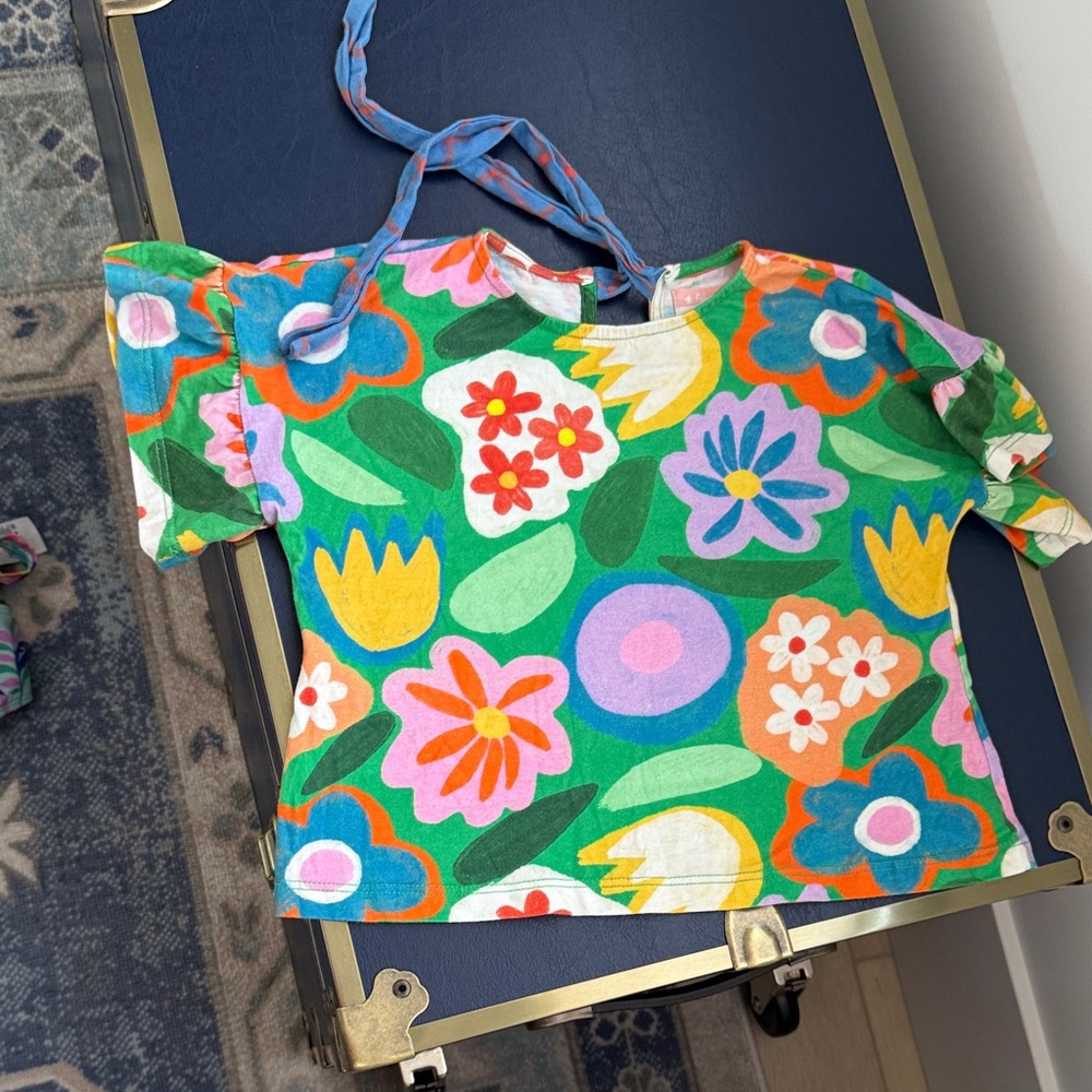 Vibrant Floral Kids Tee from Fábula (a sister company of Farm Rio).